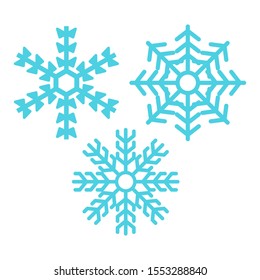 Cold badge with Cloud Icon. Weather label for Web on white background. Cartoon Vector Illustration.