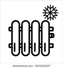 cold battery icon vector illustration symbol