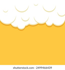 Cold beer background in flat style. Alcohol drink vector illustration on isolated background. Alcohol glass sign business concept.