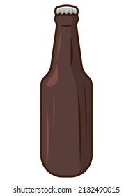 cold beer bottle drink icon