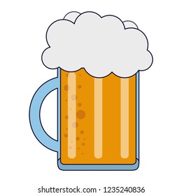 Cold beer cup large