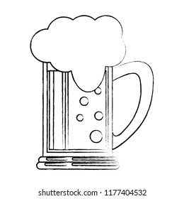 Cold beer cup sketch