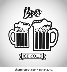 cold beer design 