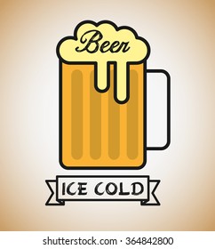 cold beer design 