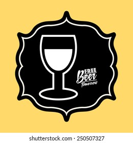 cold beer design, vector illustration eps10 graphic 