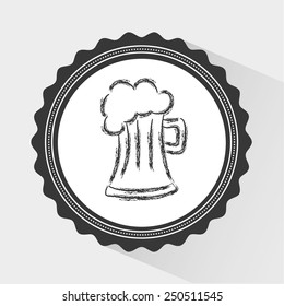 cold beer design, vector illustration eps10 graphic 