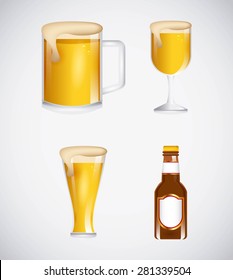 cold beer design, vector illustration eps10 graphic 