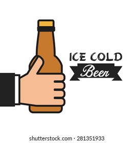 cold beer design, vector illustration eps10 graphic 