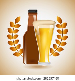 cold beer design, vector illustration eps10 graphic 