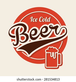 cold beer design, vector illustration eps10 graphic 