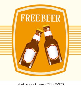 cold beer design, vector illustration eps10 graphic 