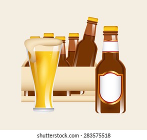 cold beer design, vector illustration eps10 graphic 