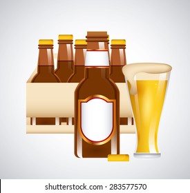 cold beer design, vector illustration eps10 graphic 