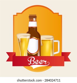 cold beer design, vector illustration eps10 graphic 