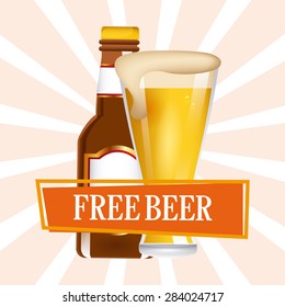 cold beer design, vector illustration eps10 graphic 