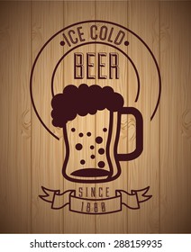cold beer design, vector illustration eps10 graphic 