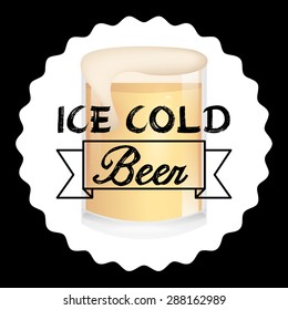 cold beer design, vector illustration eps10 graphic 