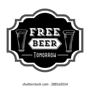cold beer design, vector illustration eps10 graphic 