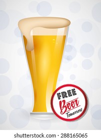 cold beer design, vector illustration eps10 graphic 