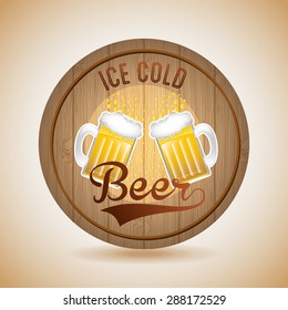 cold beer design, vector illustration eps10 graphic 