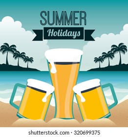 cold beer design, vector illustration eps10 graphic 