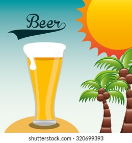cold beer design, vector illustration eps10 graphic 