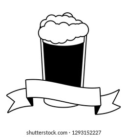 cold beer foam