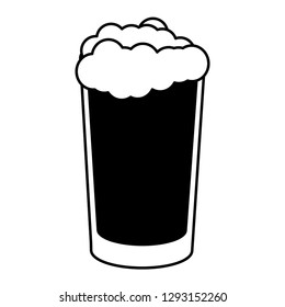 cold beer foam