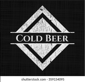 Cold Beer on chalkboard