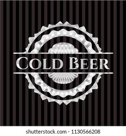 Cold Beer silver emblem