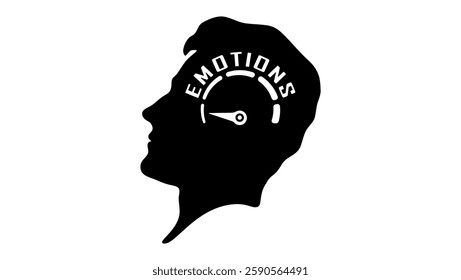 cold blooded man symbol, black isolated silhouette