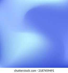 Malla de degradado azul de la luz azul pastel fría borrosa. Fondo de gradiente vivo líquido colorido de la curva del cielo. Papel de fondo de color azul índigo brillante en agua. La Dinámica Superficie De Suavidad Viva En El Océano Oscuro.