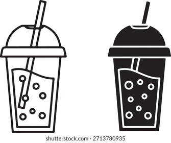 Cold brew iced coffee cup 