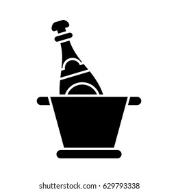 cold champagne icon