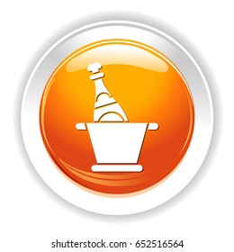 cold champagne icon