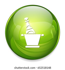 cold champagne icon