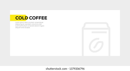 COLD COFFEE BANNER CONCEPT