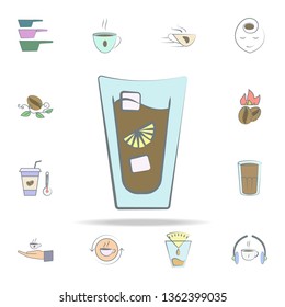 cold coffee icon. coffee icons universal set for web and mobile