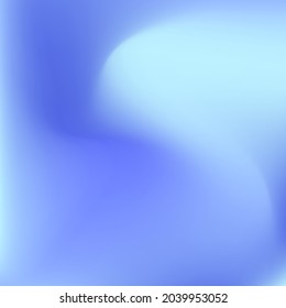 Cold Colorful Ocean Blue Dark Gradient Backdrop. Vibrant Bright Pastel Water Color Wallpaper. Liquid Vivid Dynamic Blurred Fluid Swirl Gradient Mesh. Sky Wavy Light Curve Indigo Design Pic.