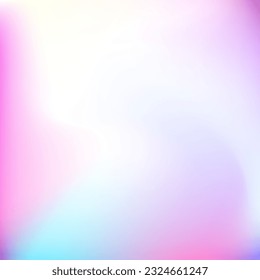 Cold Colorful Vivid Water Multicolor Background. Pastel Curve Light Sky Blurred Gradient Backdrop. Color Dynamic Vibrant Liquid Design Pic. Neon Bright Fluid Pink Wavy Swirl Gradient Mesh.