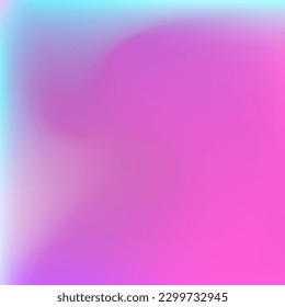 Cold Curve Fluid Vivid Blurry Texture. Blurred Bright Colorful Pastel Neon Background. Dynamic Wavy Pink Color Vibrant Gradient Background. Water Sky Multicolor Liquid Light Swirl Gradient Mesh.
