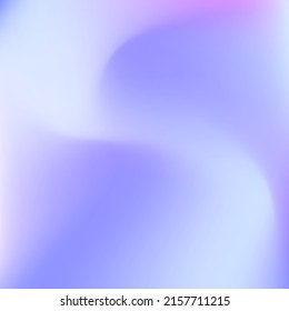 Cold Curve Indigo Dynamic Fluid Gradient Backdrop. Pink Pastel Blue Water Sky Swirl Gradient Mesh. Wavy Calm Liquid Light Lavender Background. Sunrise Violet Blurred Sunset Color Smooth Surface.