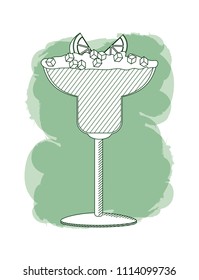 Cold and delicious cocktail