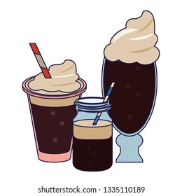Cold and delicious drinks
