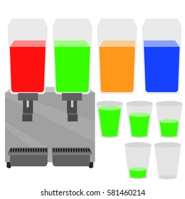 Drink Dispenser Vector Art & Graphics