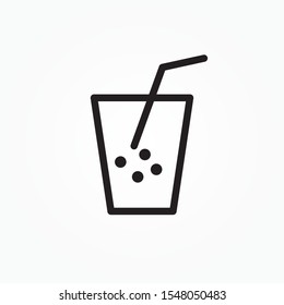 cold drink flat icon. lemonade,soda, cocktail icons summer