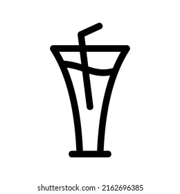 cold drink icon or logo isolated sign symbol vector illustration - high quality black style vector icons
