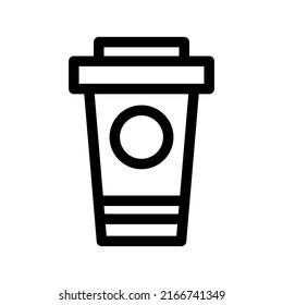 cold drink icon or logo isolated sign symbol vector illustration - high quality black style vector icons

