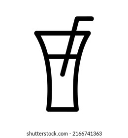 cold drink icon or logo isolated sign symbol vector illustration - high quality black style vector icons
