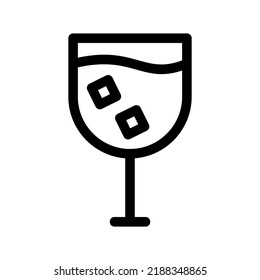 cold drink icon or logo isolated sign symbol vector illustration - high quality black style vector icons
